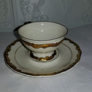 Antique Mini Bavaria Hertel Jacob Rehau Tea Cup